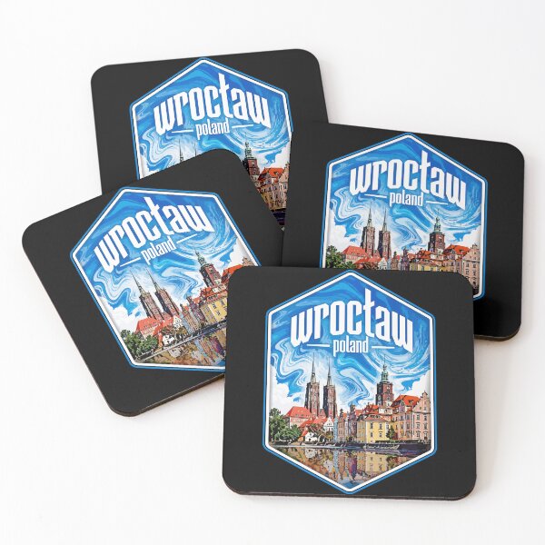 Item preview, Wroclaw City Poland Trippy Art Travel designed and sold by TomFrontierArt.