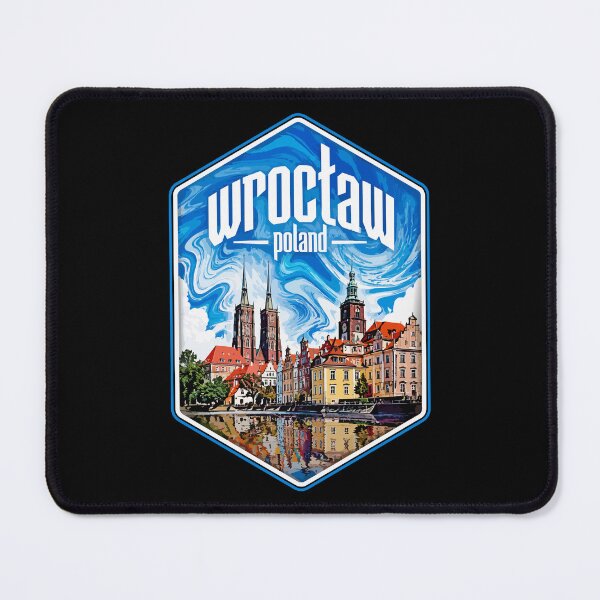 Item preview, Wroclaw City Poland Trippy Art Travel designed and sold by TomFrontierArt.