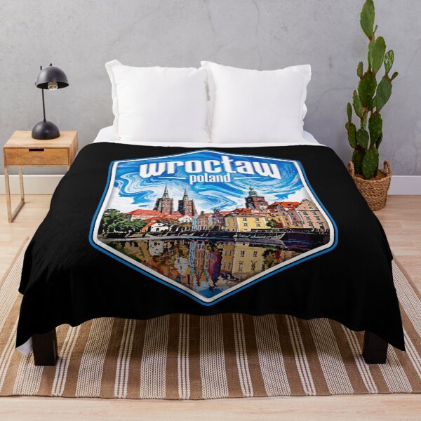 Item preview, Wroclaw City Poland Trippy Art Travel designed and sold by TomFrontierArt.