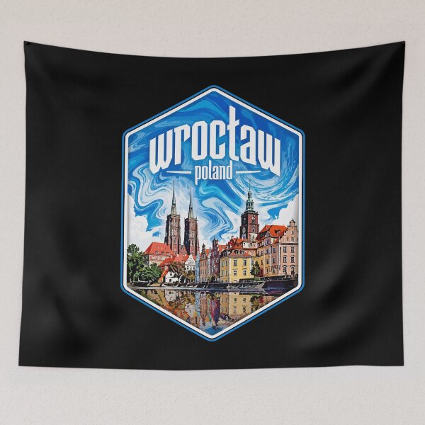 Artikelvorschau, Breslau, Polen – Trippy Art Reise entworfen und verkauft von TomFrontierArt.