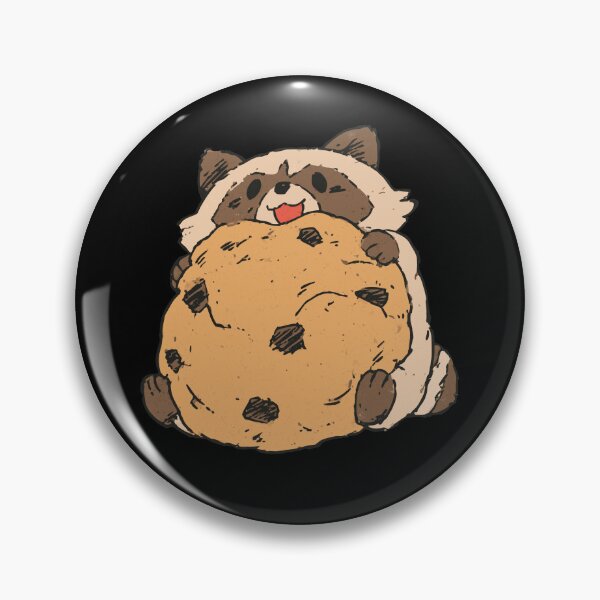 Item preview, Cute Raccoon Holding Giant Cookie | Wholesome Foodie Trash Panda Art designed and sold by kuwagatamushi.