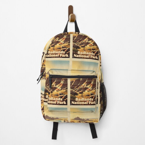 Item preview, Badlands National Park Vintage Travel Art designed and sold by Teelogic.