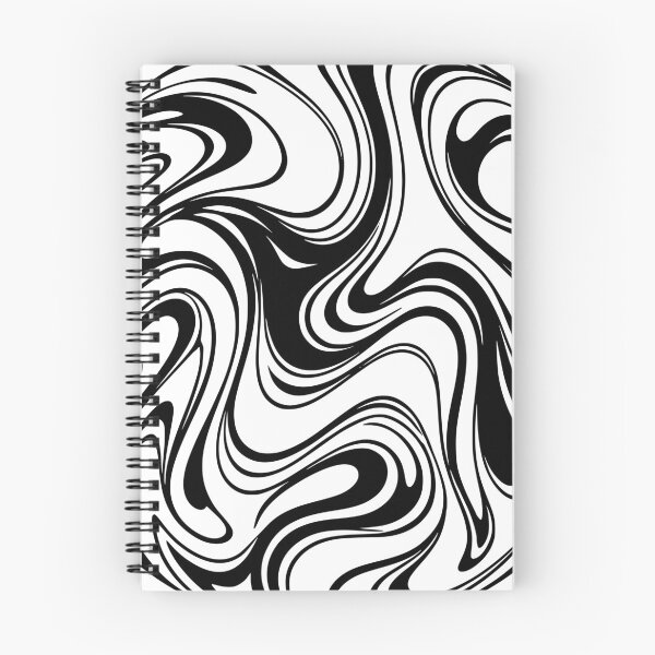 Item preview, Abstract black and white wave art designed and sold by Pommes im Bett.