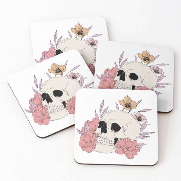 Item preview, Floral Skull designed and sold by Tickety Boo.