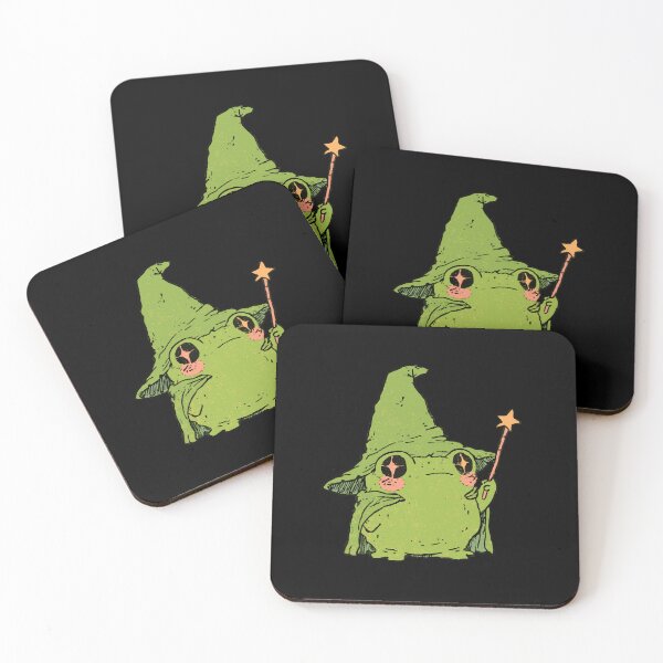 Item preview, CHIBI Wizard Frog Cute Magic Toad | Wholesome Fantasy Cottagecore Art designed and sold by kuwagatamushi.