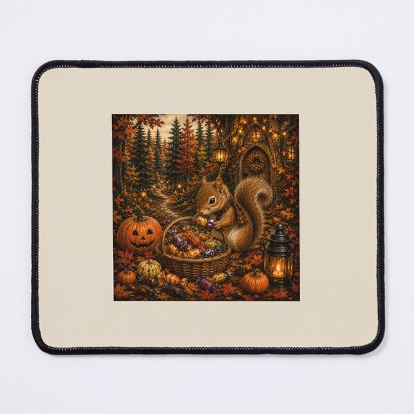 Item preview, A Squirrel Gathering Wrapped Candies designed and sold by Novel Works Studio.