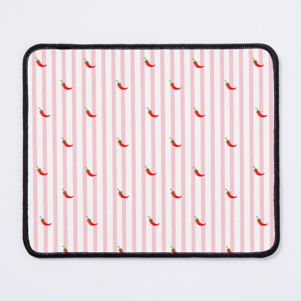 Item preview, Red Chili Pepper Pink Striped Pattern designed and sold by bolayousri.