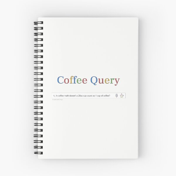 Item preview, Coffee Query: Coffee Math designed and sold by JustAsmahDesign.