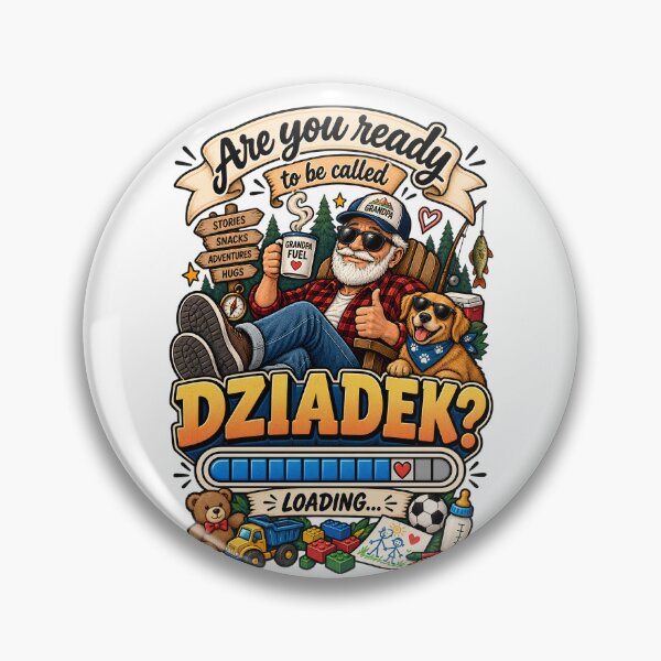 Item preview, Are You Ready To Be Called DZIADEK? Loading - Polish Grandpa Pregnancy Announcement Gift designed and sold by Neurospicy Trolls.