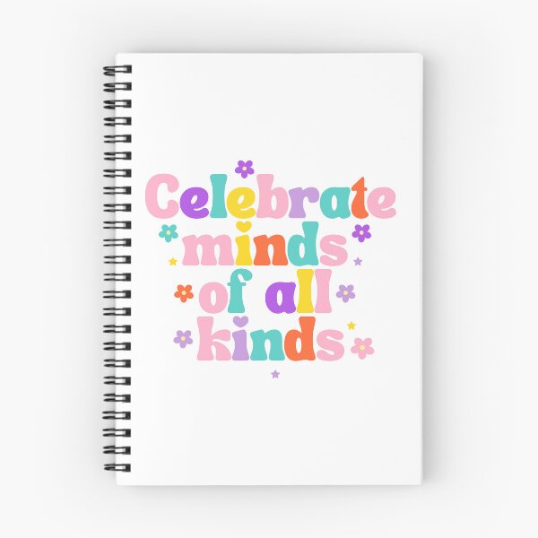 Item preview, Celebrate Minds of All Kinds – Colorful Floral Neurodiversity and Autism Acceptance designed and sold by PalleteCreation.