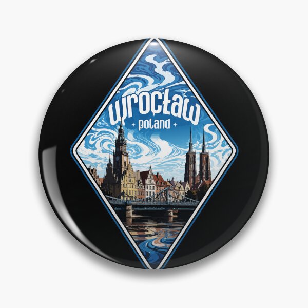 Item preview, Wroclaw City Poland Trippy Travel designed and sold by TomFrontierArt.