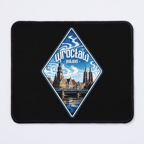 Item preview, Wroclaw City Poland Trippy Travel designed and sold by TomFrontierArt.