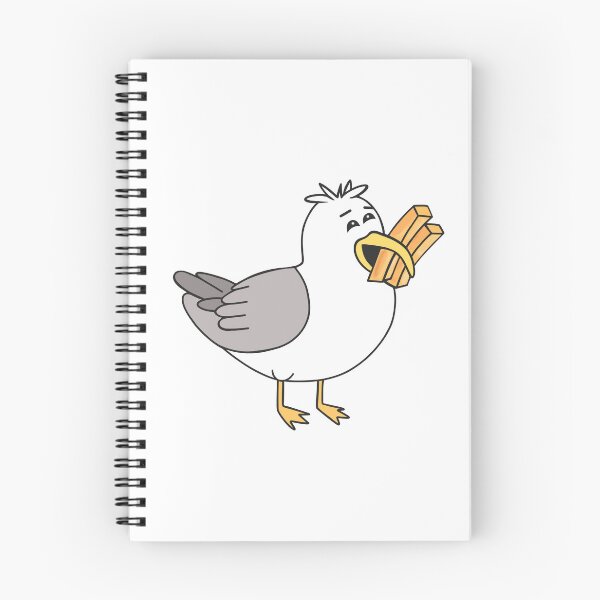 Item preview, Funny Seagull Eating French Fries designed and sold by Sartoris Art.