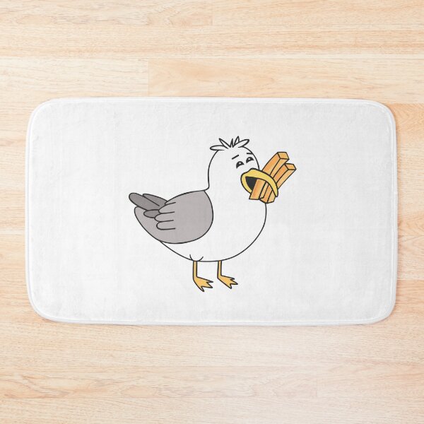 Item preview, Funny Seagull Eating French Fries designed and sold by Sartoris Art.
