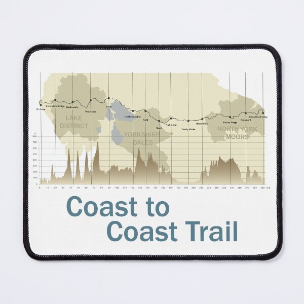 Item preview, Coast to Coast Trail Elevation Map designed and sold by NWCC.
