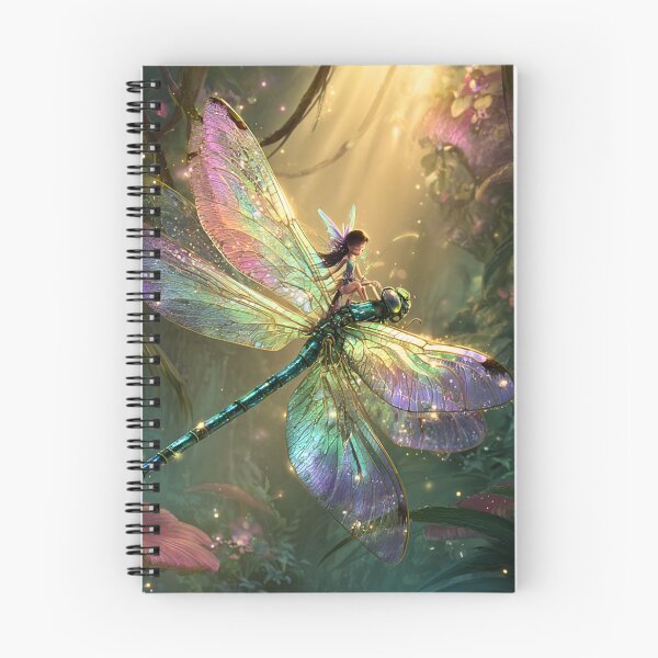 Item preview, Enchanted Fairy Riding Crystal Dragonfly designed and sold by Storybook Botanica.