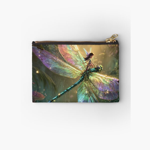 Item preview, Enchanted Fairy Riding Crystal Dragonfly designed and sold by Storybook Botanica.