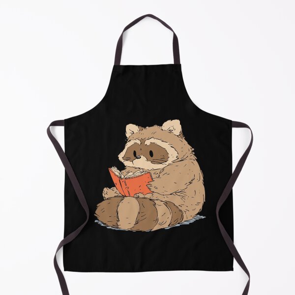 Item preview, Cute Raccoon Reading Book | Wholesome Cozy Bookworm Art designed and sold by kuwagatamushi.