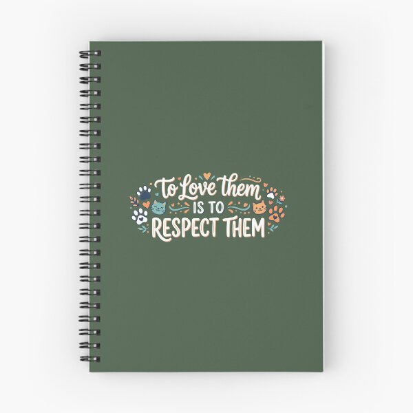 Item preview, To love them is to respect them - Cat & Dog Paw Art designed and sold by FootprintofLove.