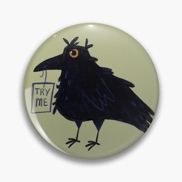 Item preview, Angry Raven Try Me designed and sold by Stephanie McRae.