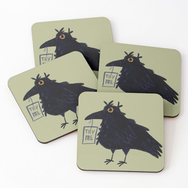 Item preview, Angry Raven Try Me designed and sold by Stephanie McRae.
