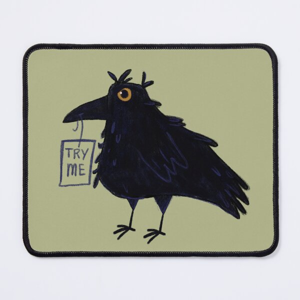 Item preview, Angry Raven Try Me designed and sold by Stephanie McRae.