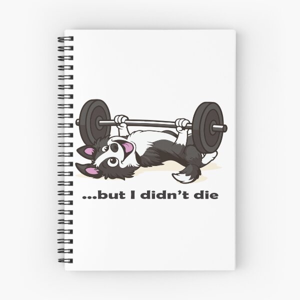 Item preview, But I Didn't Die - Funny Weightlifting Border Collie designed and sold by Bluek9sDesign.
