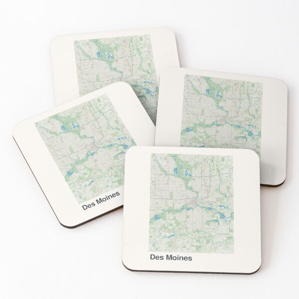 Item preview, Des Moines Minimalistic Map Art designed and sold by MapsNerd.