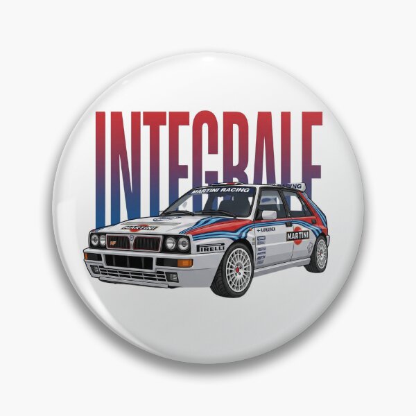 Item preview, Lancia Delta HF Integrale Martini Racing WRC Rally Car Vector Art designed and sold by Motorline44.