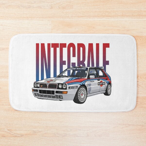 Item preview, Lancia Delta HF Integrale Martini Racing WRC Rally Car Vector Art designed and sold by Motorline44.