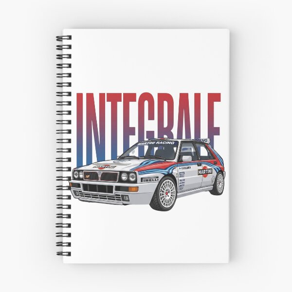 Item preview, Lancia Delta HF Integrale Martini Racing WRC Rally Car Vector Art designed and sold by Motorline44.