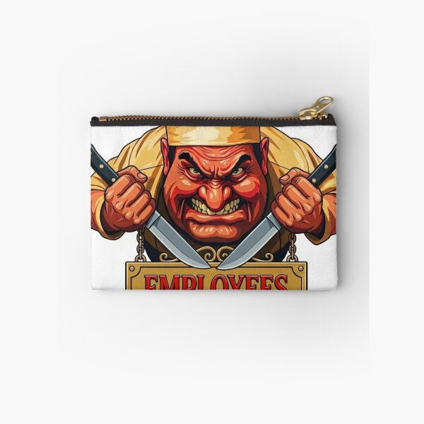 Item preview, Funny Aggressive Chef "Employees Only" Wall Art Poster for Kitchens & Restaurants designed and sold by LavIsInTheAir.