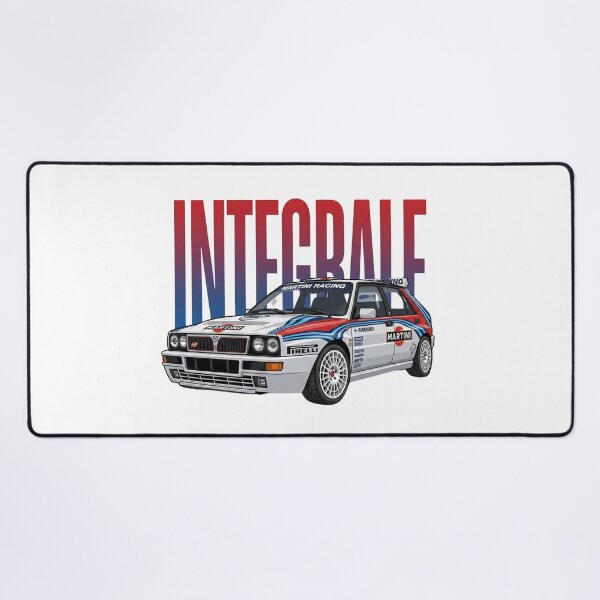Item preview, Lancia Delta HF Integrale Martini Racing WRC Rally Car Vector Art designed and sold by Motorline44.