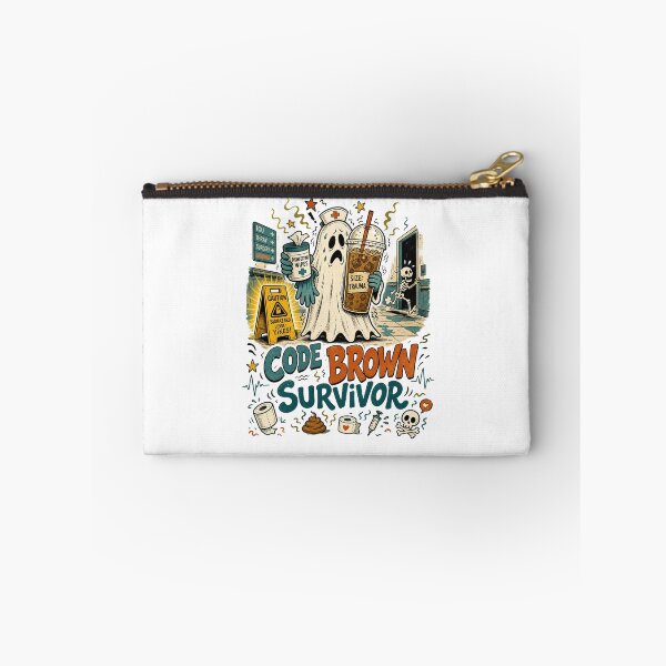 Item preview, Funny Nurse -Code Brown Survivor Funny Nurse Medical Cartoon designed and sold by ice-apparel.