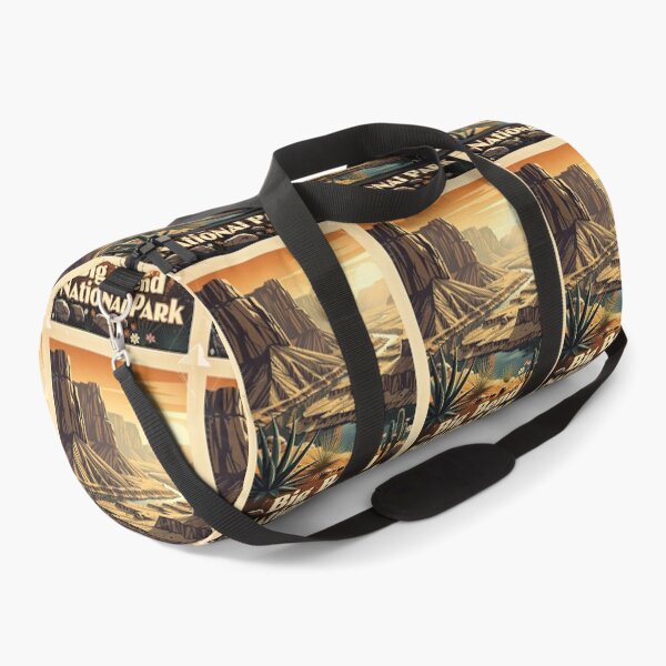 Item preview, Big Bend National Park Vintage Travel Art designed and sold by Teelogic.