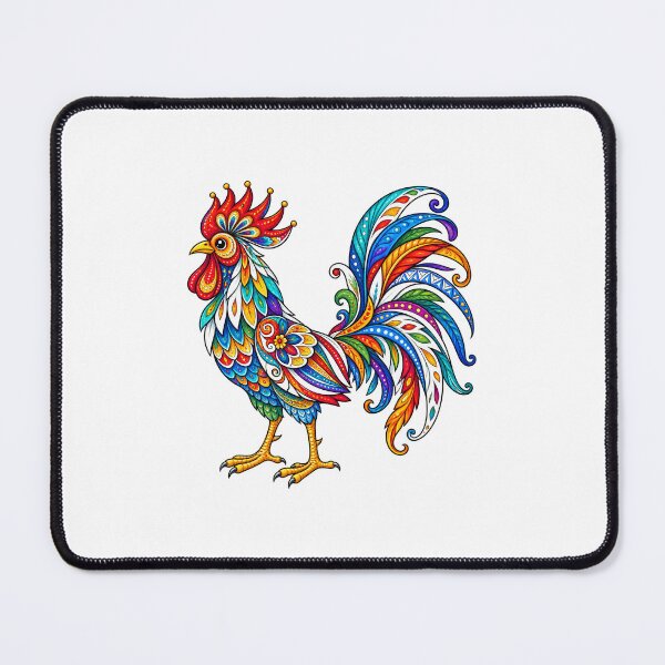 Item preview, Colorful Bohemian Rooster Art  designed and sold by PeanutGalSean.