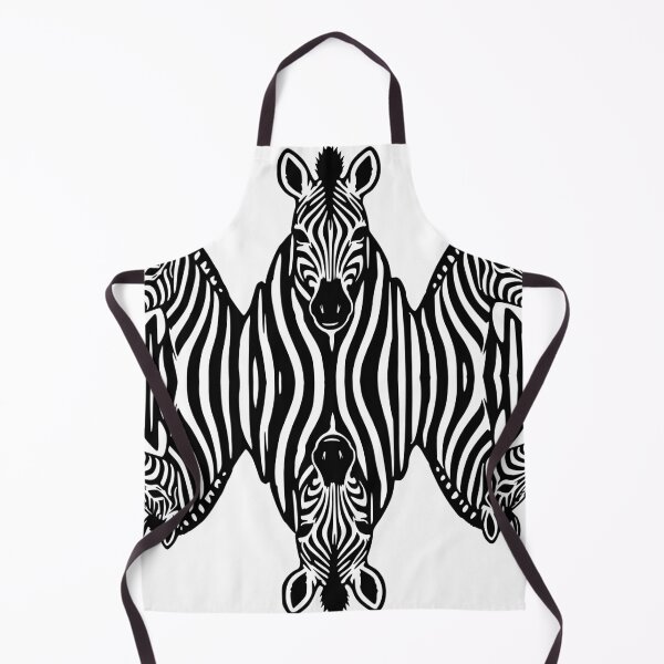 Item preview, Zebra Art – Black and White Mirror Image Design Soundwave designed and sold by Pommes im Bett.