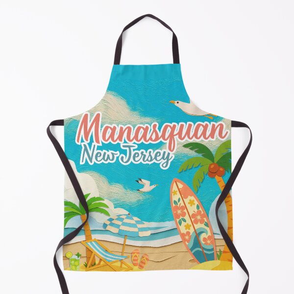 Item preview, Manasquan New Jersey Beach Retro Travel Souvenir designed and sold by DonnaRaine.