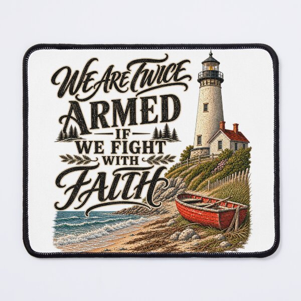 Item preview, Twice Armed by Faith designed and sold by Quote Gallery.