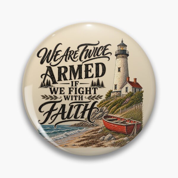 Item preview, Twice Armed by Faith designed and sold by Quote Gallery.