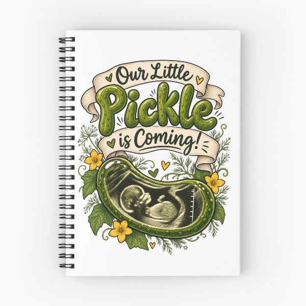 Item preview, Our Little Pickle Is Coming! - Funny Polish Pickle Pregnancy Announcement Ultrasound Gift designed and sold by Neurospicy Trolls.