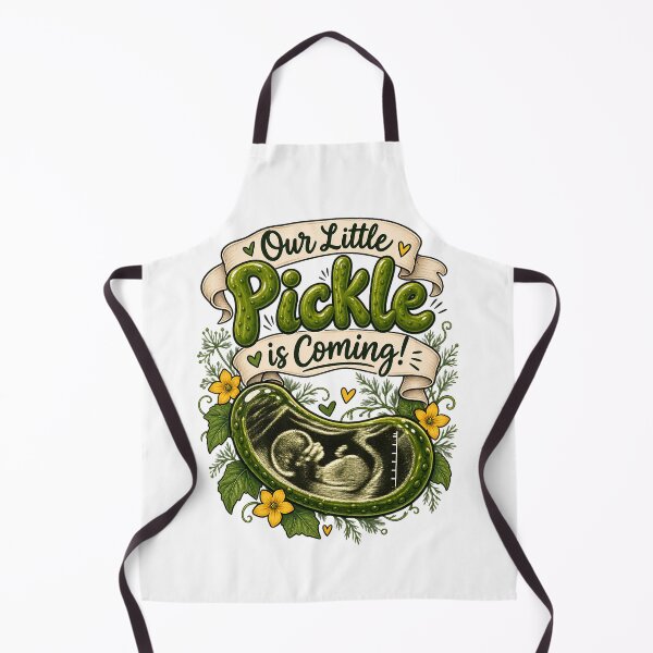 Item preview, Our Little Pickle Is Coming! - Funny Polish Pickle Pregnancy Announcement Ultrasound Gift designed and sold by Neurospicy Trolls.