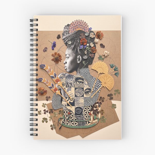 Item preview, Ancestral Feminine African Woman Art designed and sold by Mystikos Art.