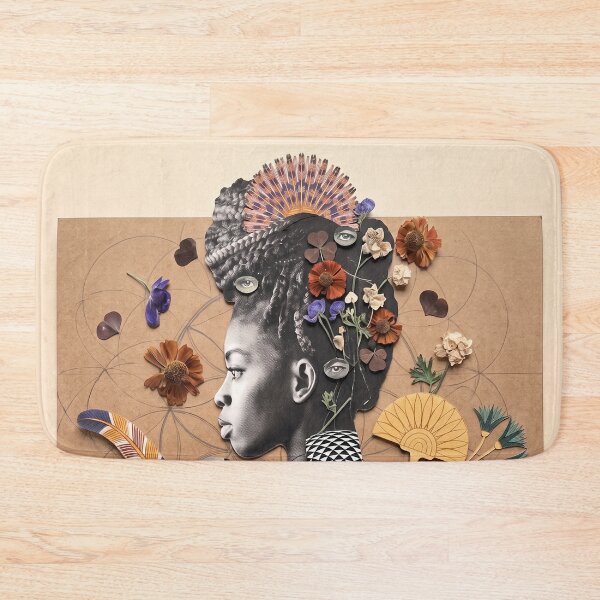 Item preview, Ancestral Feminine African Woman Art designed and sold by Mystikos Art.