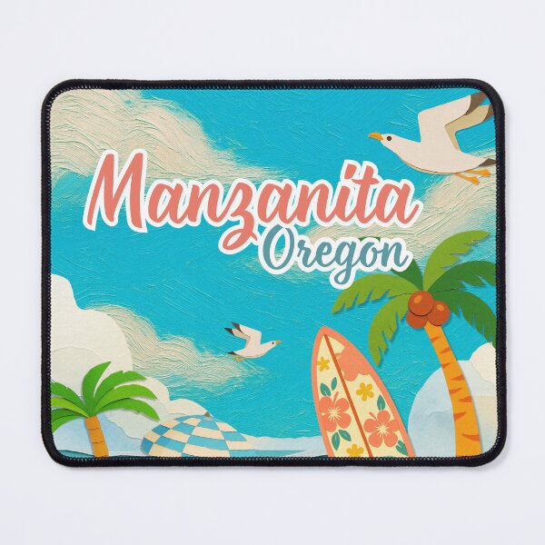 Item preview, Manzanita Oregon Beach Retro Travel Souvenir designed and sold by DonnaRaine.