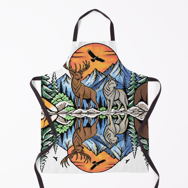 Item preview, Wilderness animals in the mountain forest soundwave designed and sold by Pommes im Bett.