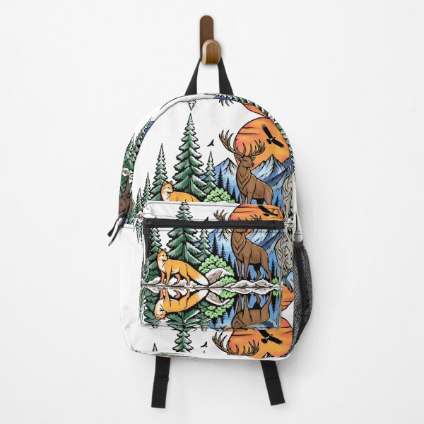 Item preview, Wilderness animals in the mountain forest soundwave designed and sold by Pommes im Bett.