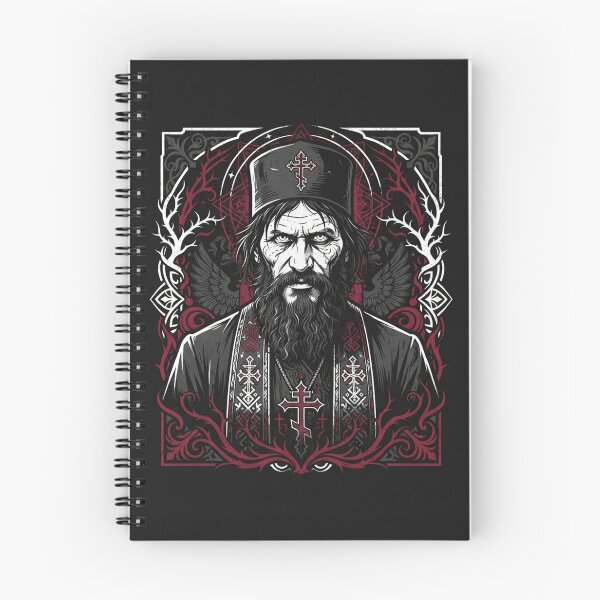 Item preview, Grigori Rasputin Dark Mystical Russian Mystic Portrait designed and sold by Owcomm.