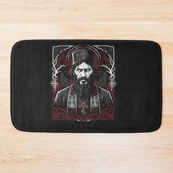 Item preview, Grigori Rasputin Dark Mystical Russian Mystic Portrait designed and sold by Owcomm.