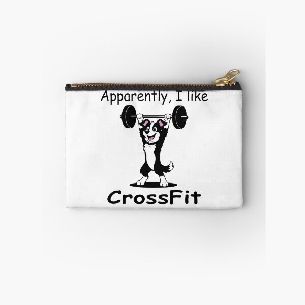 Item preview, Apparently I like CrossFit - Funny Weightlifting Border Collie designed and sold by Bluek9sDesign.